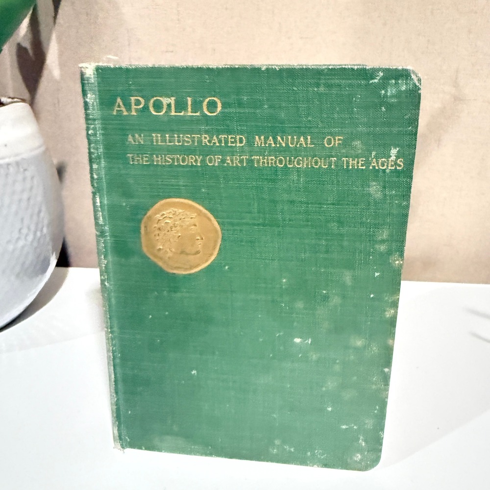 Apollo Illustrated Manual History of Art Salomon Reinach 1924 Green Hardcover